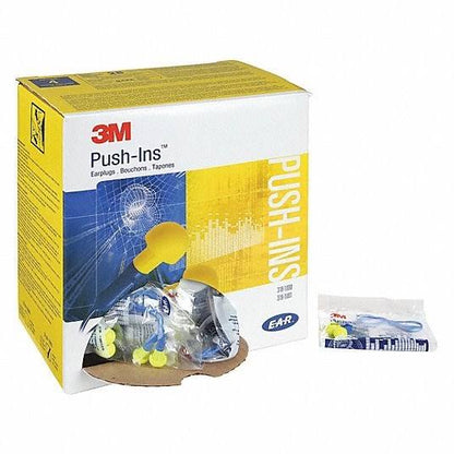 3M Push-Ins Corded Earplugs | Adult Fit | 100 Pack